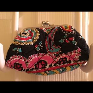 Vera Bradley Kiss Lock Coin Purse